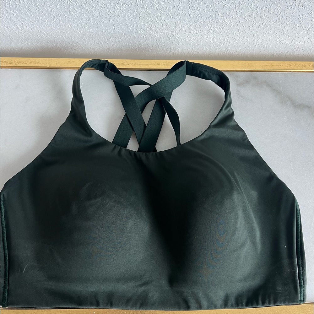 Lululemon run energy bra (Dark Green)